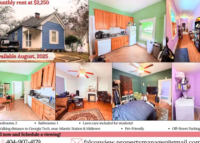 Property at 1098 Center St NW, Atlanta, GA, 30318, 2 beds, 1 bath, [object Object]