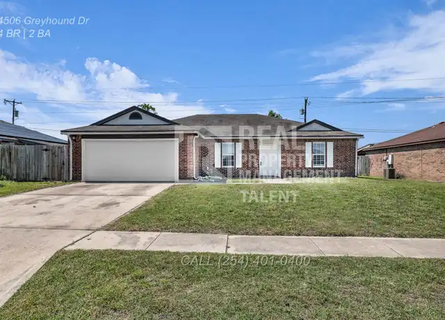 Property at 4506 Greyhound Dr, Killeen, TX, 76549, 4 beds, 2 baths, [object Object]