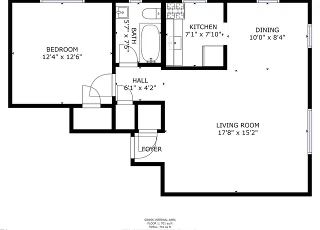 Property at 4109 51st St Unit 5100T201, Bladensburg, MD, 20710, 1 bed, 1 bath, [object Object]