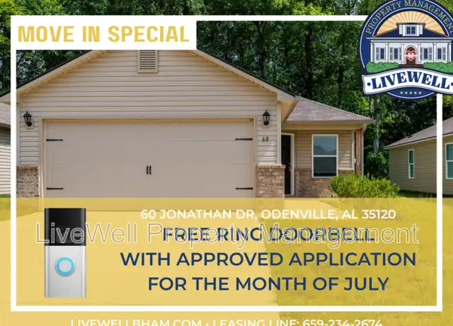 Property at 60 Jonathan Dr, Odenville, AL, 35120, 3 beds, 2 baths, [object Object]