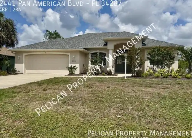 Property at 2441 Pan American Blvd, North Port, FL, 34287, 4 beds, 2 baths, [object Object]