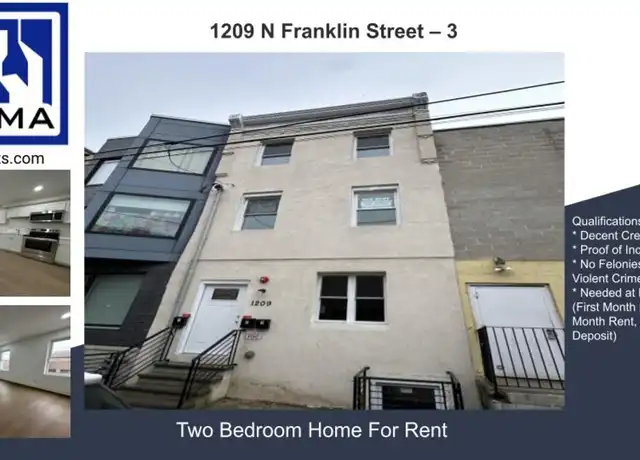 Property at 1209 N Franklin St Unit 3, Philadelphia, PA, 19122, 2 beds, 2 baths, [object Object]