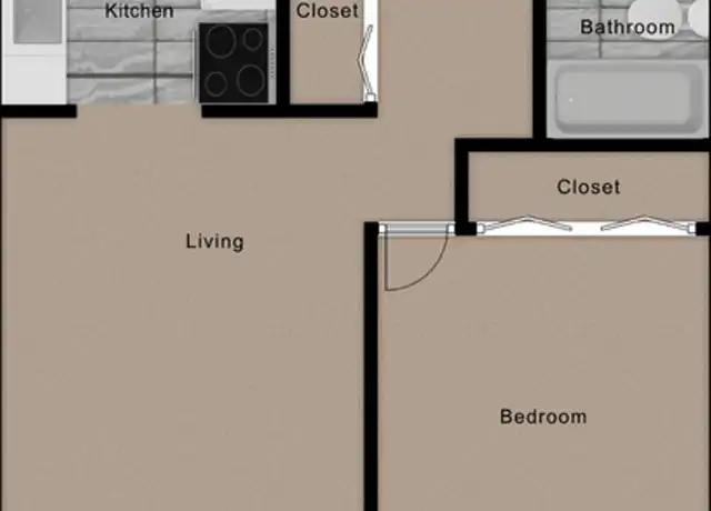 Property at 801 S Circle Dr Unit OTG 801-206, Colorado Springs, CO, 80910, 1 bed, 1 bath, [object Object]