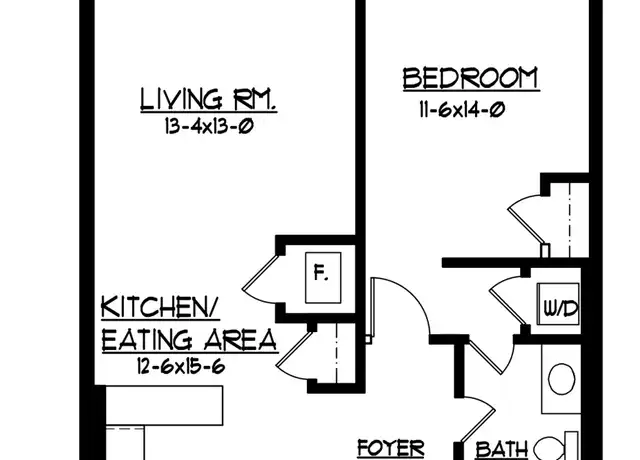 Property at 200 S 4th St Unit One Bedroom, DeKalb, IL, 60115, 1 bed, 1 bath, [object Object]