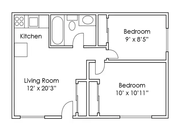 Property at 505 4th St SW Unit 8, Minot, ND, 58701, 2 beds, 1 bath, [object Object]