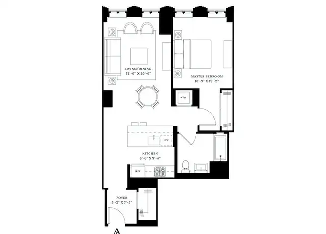 Property at 543 W 122nd St Unit 5B, New York, NY, 10027, 1 bed, 1 bath, [object Object]