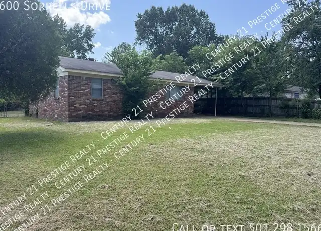 Property at 600 Sorrells Dr, Jacksonville, AR, 72076, 3 beds, 1.5 baths, [object Object]