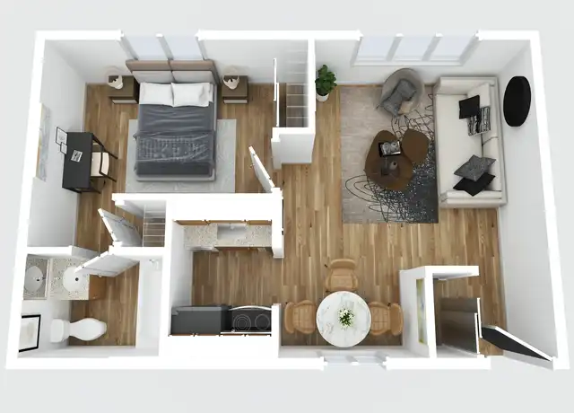 Property at 323 S Grant St, Bloomington, IN, 47401, 1 bed, 1 bath, [object Object]