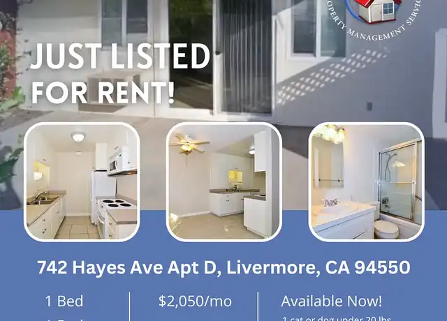 Property at Hayes Multi-Family - 702 Hayes Ave, Livermore, CA, 94550, 1 bed, 1 bath, [object Object]