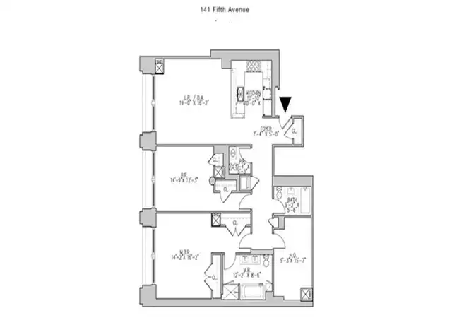 Property at 141 5th Ave Unit 5B, New York, NY, 10010, 2 beds, 2.5 baths, [object Object]