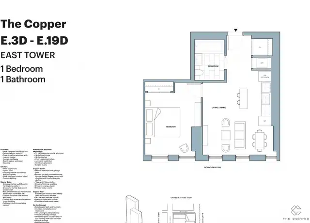 Property at 626 1st Ave Unit E-19D, New York, NY, 10016, 1 bed, 1 bath, [object Object]