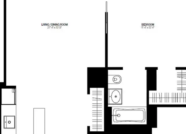 Property at 166 W 18th St Unit 3D, New York, NY, 10011, 1 bed, 1.5 baths, [object Object]