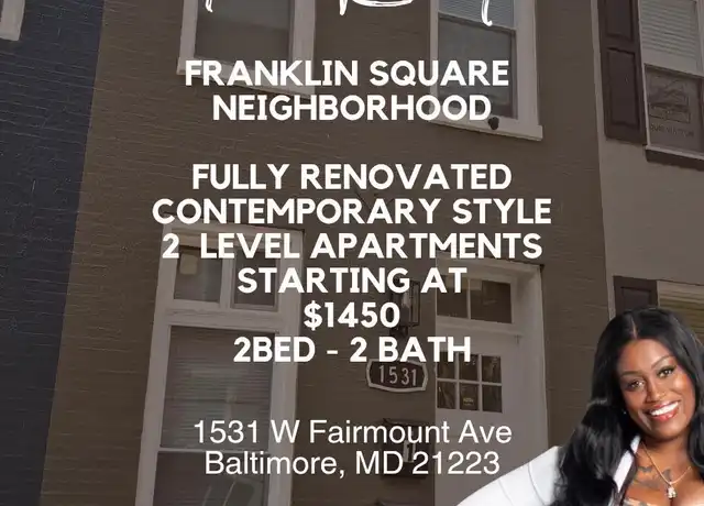 Property at 1531 W Fairmount Ave Unit 1, Baltimore, MD, 21223, 2 beds, 2 baths, [object Object]