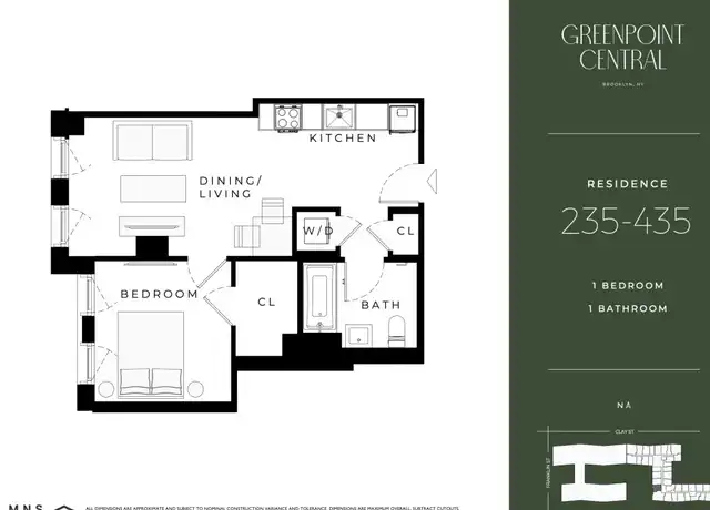 Property at 75 Dupont St Unit 235, Brooklyn, NY, 11222, 1 bed, 1 bath, [object Object]