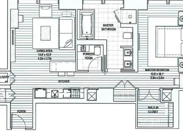 Property at 400 5th Ave Unit 34F, New York, NY, 10018, 1 bed, 1.5 baths, [object Object]