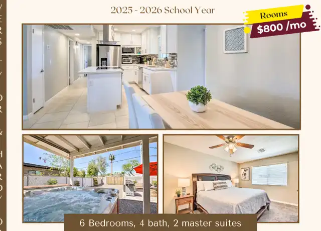 Property at 820 W 9th St, Tempe, AZ, 85281, 6 beds, 4 baths, [object Object]