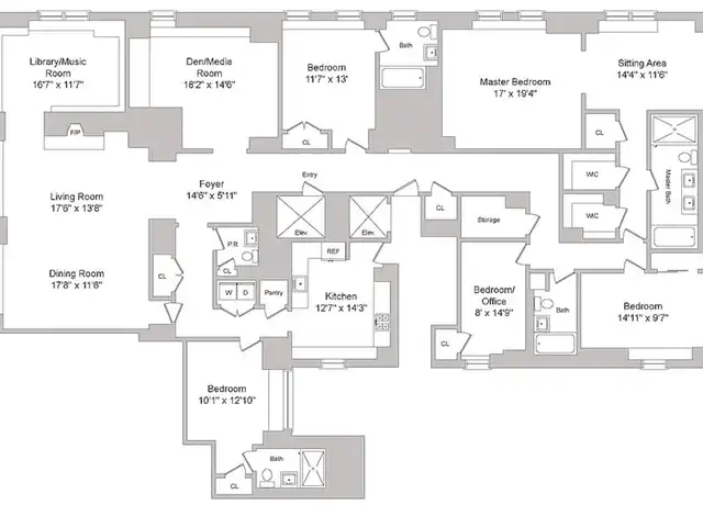 Property at 1212 5th Ave Unit 15N, New York, NY, 10029, 5 beds, 4.5 baths, [object Object]