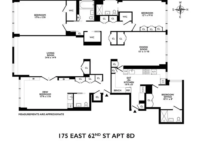 Property at 175 E 62nd St Unit 8D, New York, NY, 10065, 4 beds, 3.5 baths, [object Object]