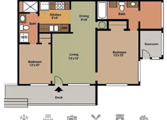 Property at 10400 N Council Rd Unit 322, Oklahoma City, OK, 73162, 2 beds, 2 baths, [object Object]