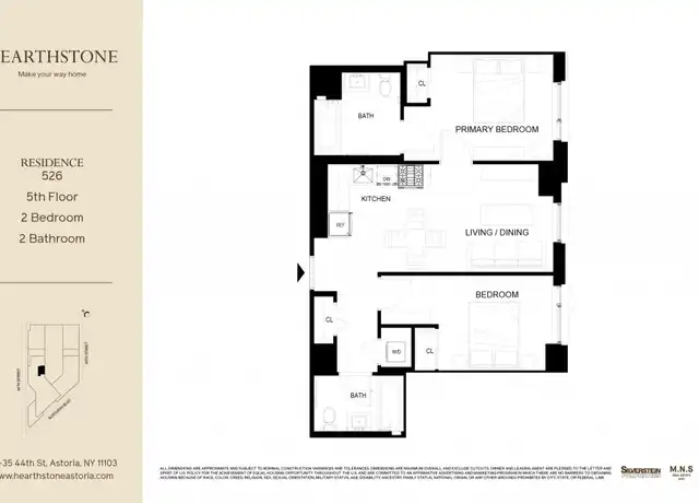 Property at 3435 44th St Unit 526, Queens, NY, 11101, 2 beds, 2 baths, [object Object]