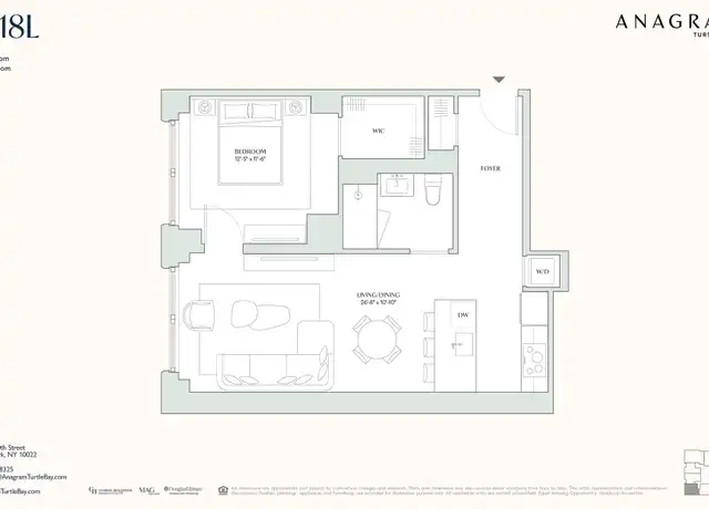 Property at 300 E 50th St Unit 5L, New York, NY, 10022, 1 bed, 1 bath, [object Object]