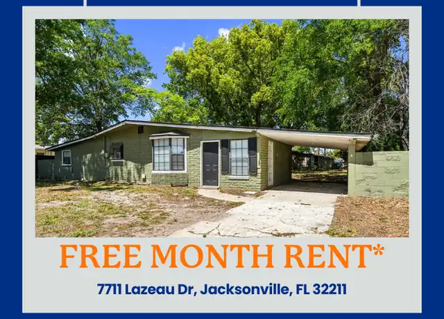 Property at 7711 Lazeau Dr, Jacksonville, FL, 32211, 3 beds, 1 bath, [object Object]