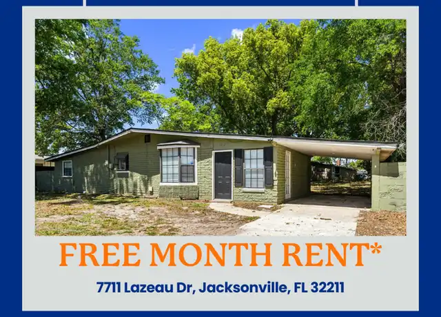 Property at 7711 Lazeau Dr, Jacksonville, FL, 32211, 3 beds, 1 bath, [object Object]