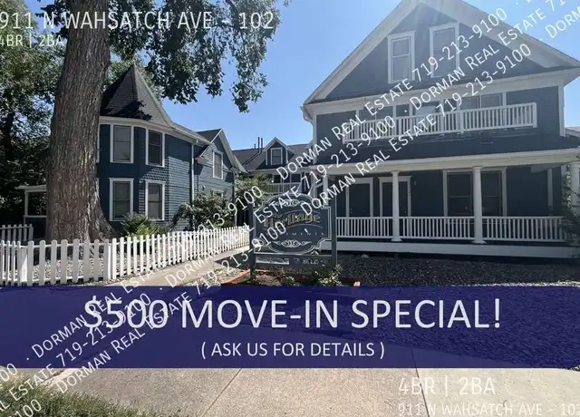 Property at 911 N Wahsatch Ave Unit 102, Colorado Springs, CO, 80903, 4 beds, 2 baths, [object Object]