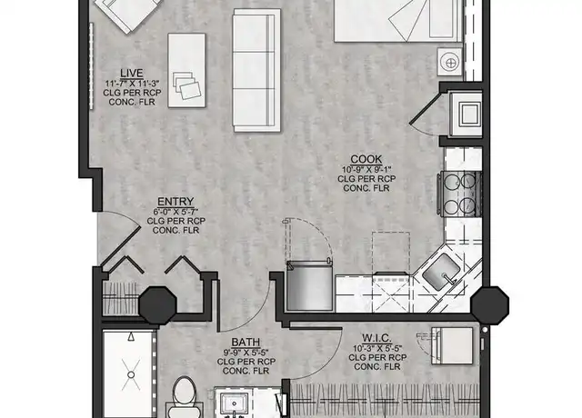 Property at 701 E 2nd St N Unit 108, Wichita, KS, 67202, 0 beds, 1 bath, [object Object]