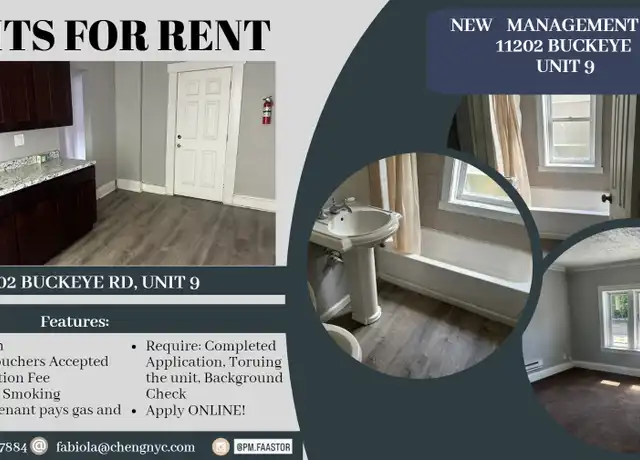 Property at 2863 E 112th St Unit 9, Cleveland, OH, 44104, 1 bed, 1 bath, [object Object]