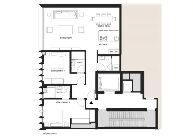 Property at 455 W 19th St Unit 6S, New York, NY, 10011, 2 beds, 2.5 baths, [object Object]
