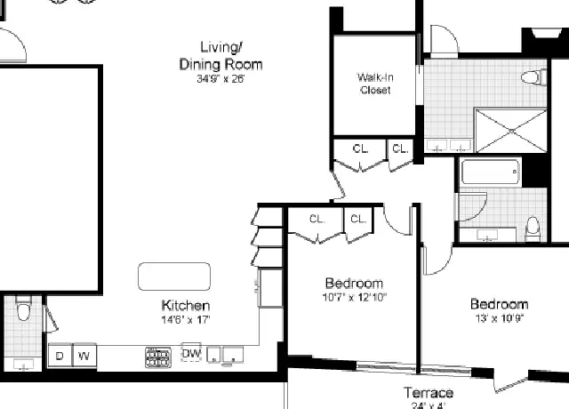 Property at 491 Greenwich St Unit 9A, New York, NY, 10013, 3 beds, 2.5 baths, [object Object]