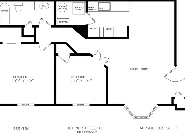 Property at 101 Northfield Dr, Normal, IL, 61761, 2 beds, 1 bath, [object Object]