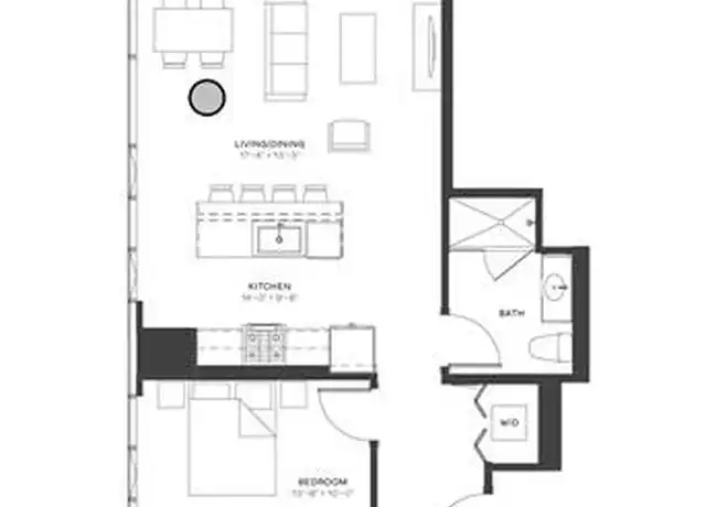Property at 23 W Chicago Ave Unit 3508, Chicago, IL, 60654, 1 bed, 1 bath, [object Object]