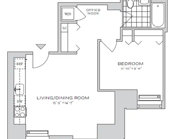 Property at 70 Pine St Unit 3506, New York, NY, 10005, 1 bed, 1 bath, [object Object]