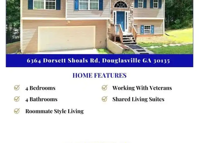 Property at 6364 Dorsett Shoals Rd, Douglasville, GA, 30135, 4 beds, 3 baths, [object Object]