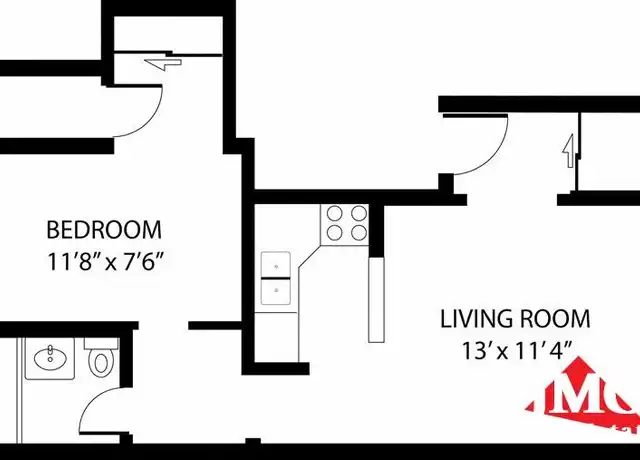 Property at 1907 W Wilson Ave, Chicago, IL, 60640, 1 bed, 1 bath, [object Object]