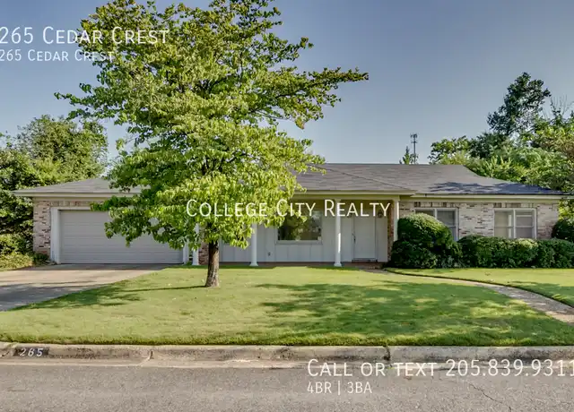 Property at 265 Cedar Crst, Tuscaloosa, AL, 35401, 4 beds, 3 baths, [object Object]