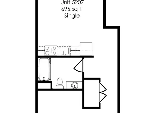 Property at 2801 Barber Ave Unit 5207, Cleveland, OH, 44113, 1 bed, 1 bath, [object Object]