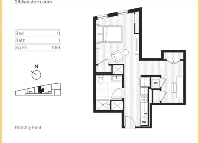 Property at 280 Western Ave, Allston, MA, 02134, 0 beds, 1 bath, [object Object]
