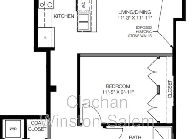 Property at 50 W 4th St Unit 112, Winston-Salem, NC, 27101, 1 bed, 1 bath, [object Object]