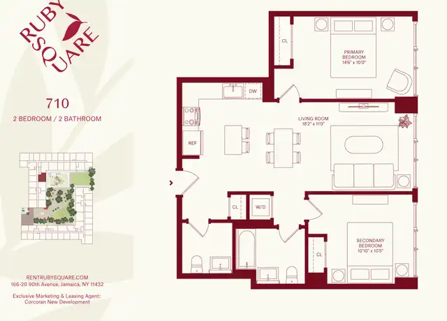 Property at 166-08 90th Ave Unit 1009, Jamaica, NY, 11432, 2 beds, 1.5 baths, [object Object]