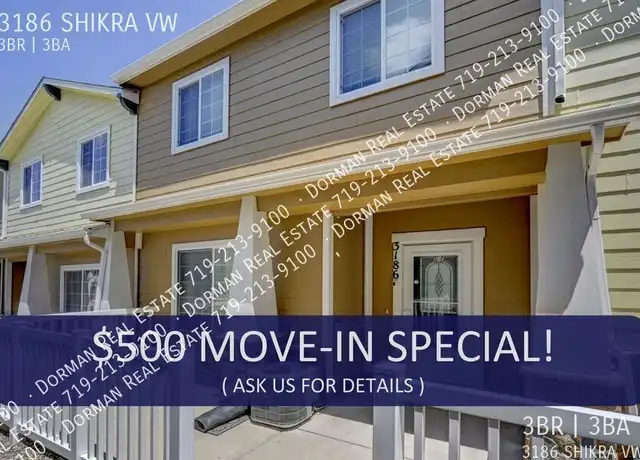 Property at 3186 Shikra Vw, Colorado Springs, CO, 80916, 3 beds, 2.5 baths, [object Object]