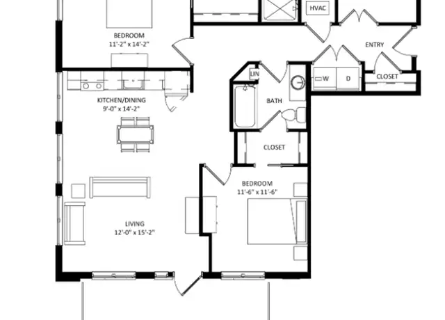 Property at 838 Williamson St Unit 405, Madison, WI, 53703, 2 beds, 2.5 baths, [object Object]