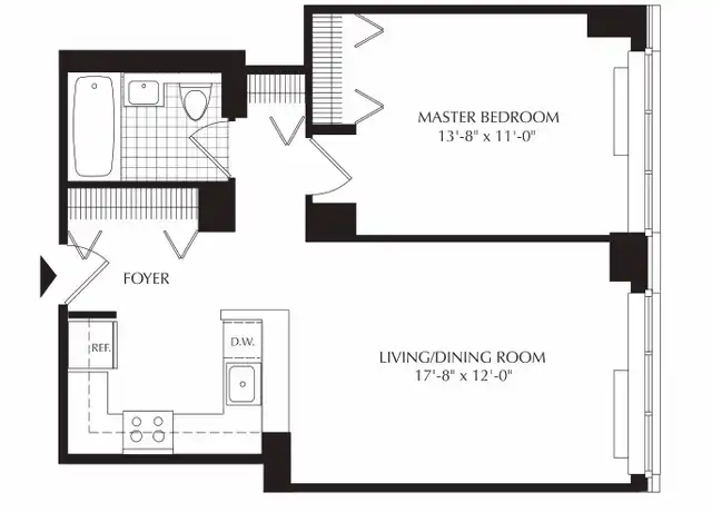 Property at 250 W 93rd St Unit 10G, New York, NY, 10025, 1 bed, 1 bath, [object Object]