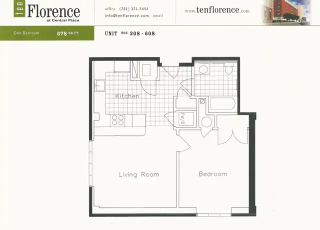 Property at 10 Florence St Unit Street608, Malden, MA, 02148, 1 bed, 1 bath, [object Object]