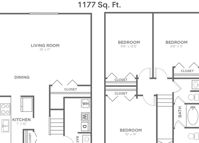 Property at 3295 Rocker Dr Unit 3276-04, Cincinnati, OH, 45239, 2 beds, 1.5 baths, [object Object]