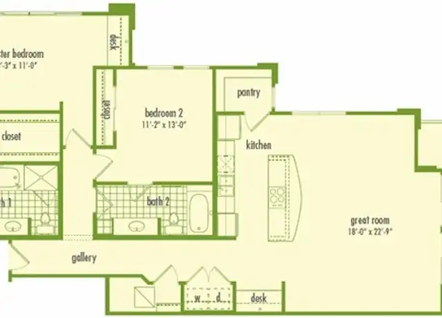 Property at 4400 N Lamar Blvd Unit 2, Austin, TX, 78756, 2 beds, 2 baths, [object Object]