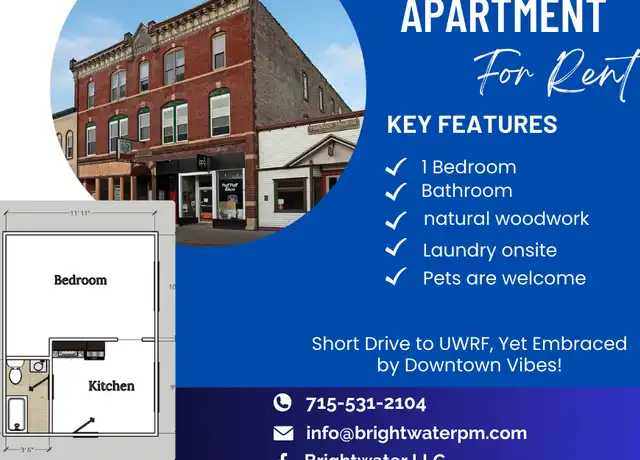 Property at 123 1/2 S Main St Unit 307, River Falls, WI, 54022, 1 bed, 1 bath, [object Object]