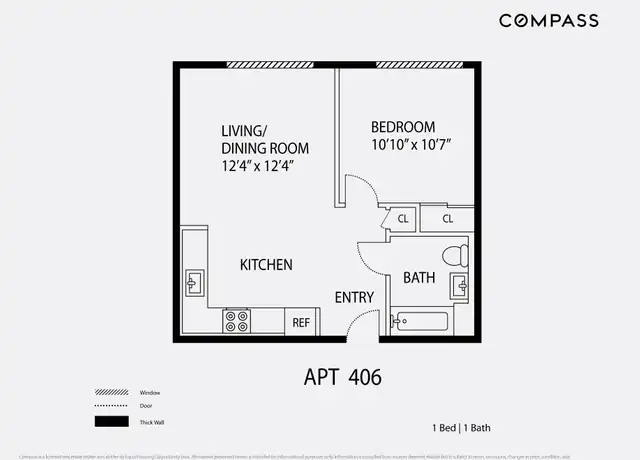 Property at 8 Palmetto St Unit 406, Brooklyn, NY, 11221, 1 bed, 1 bath, [object Object]